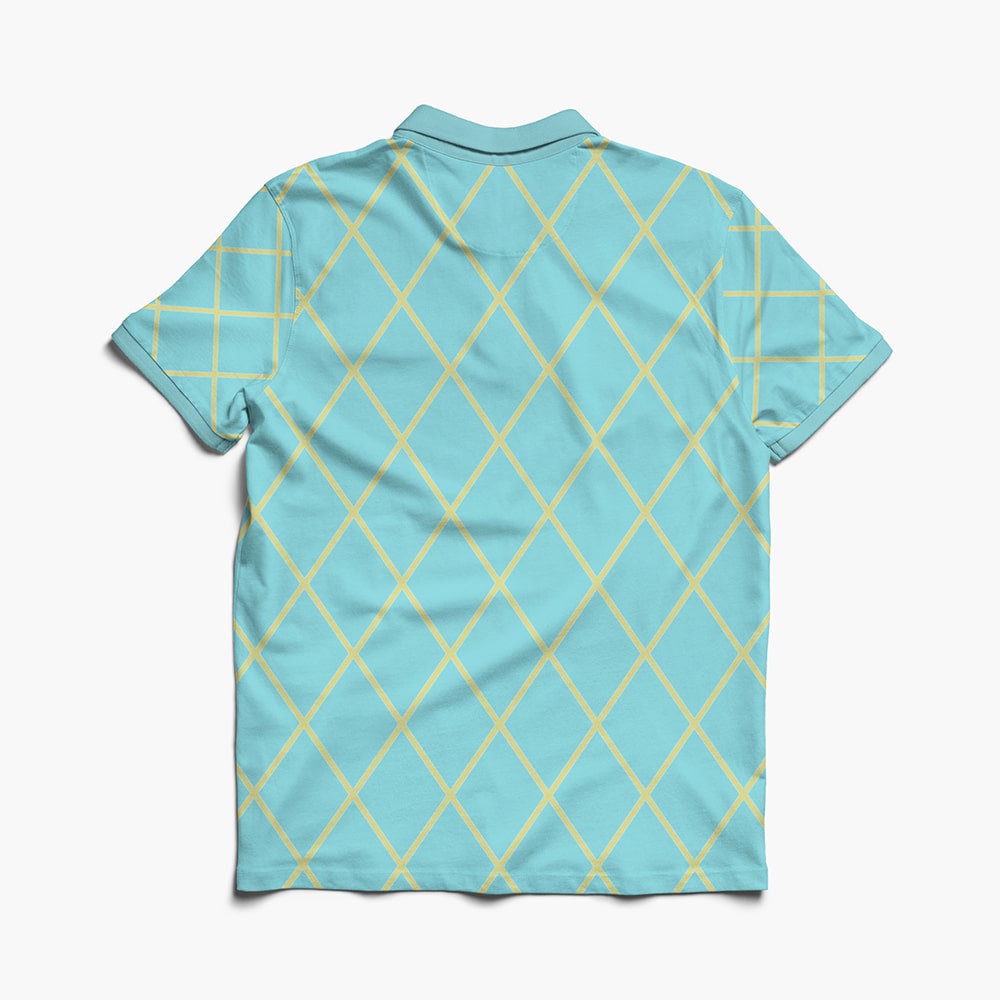 Diego Steel Ball JoJo Pattern Polo Shirt