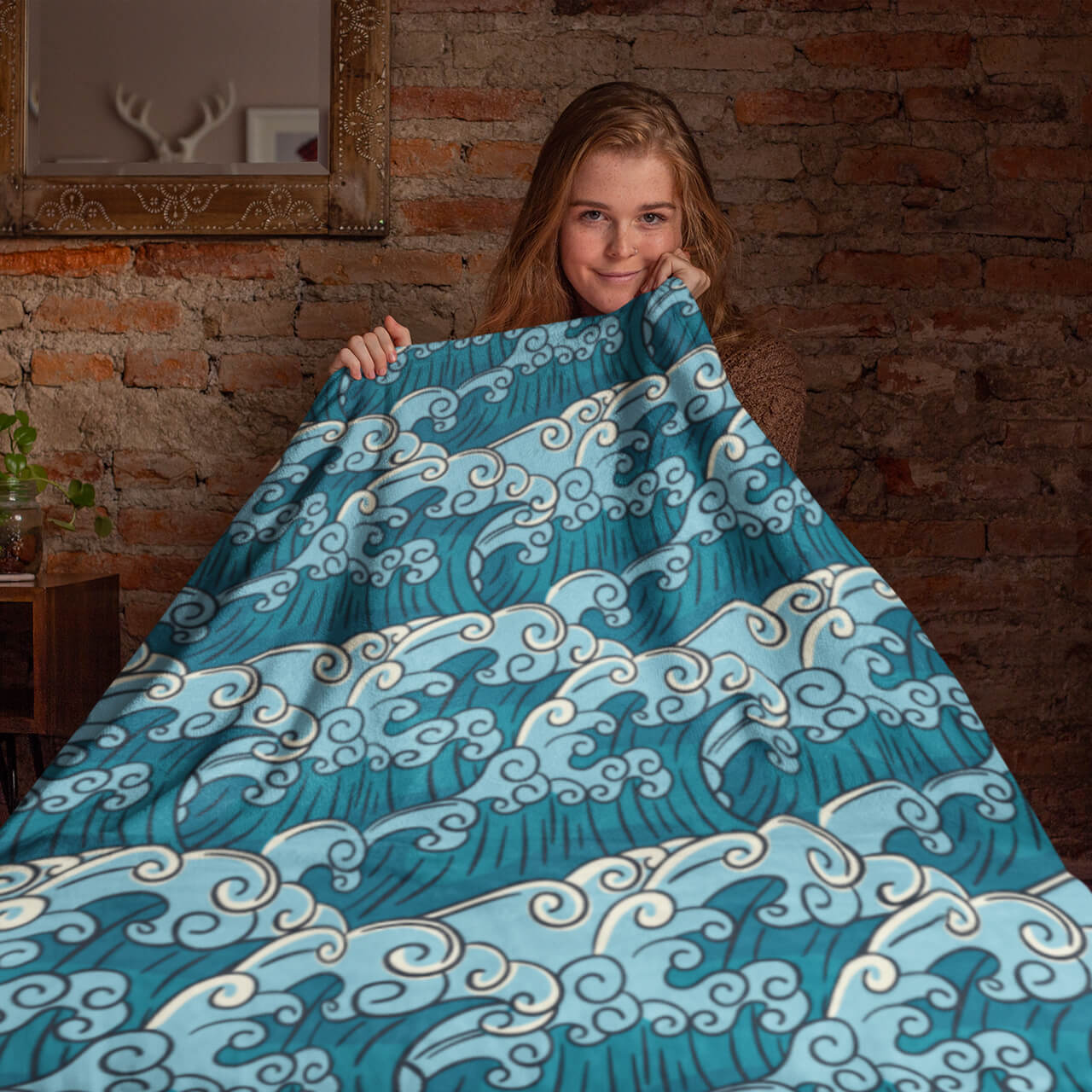 Waves of Kagawa Blanket