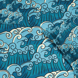 Waves of Kagawa Duvet Cover Bedding