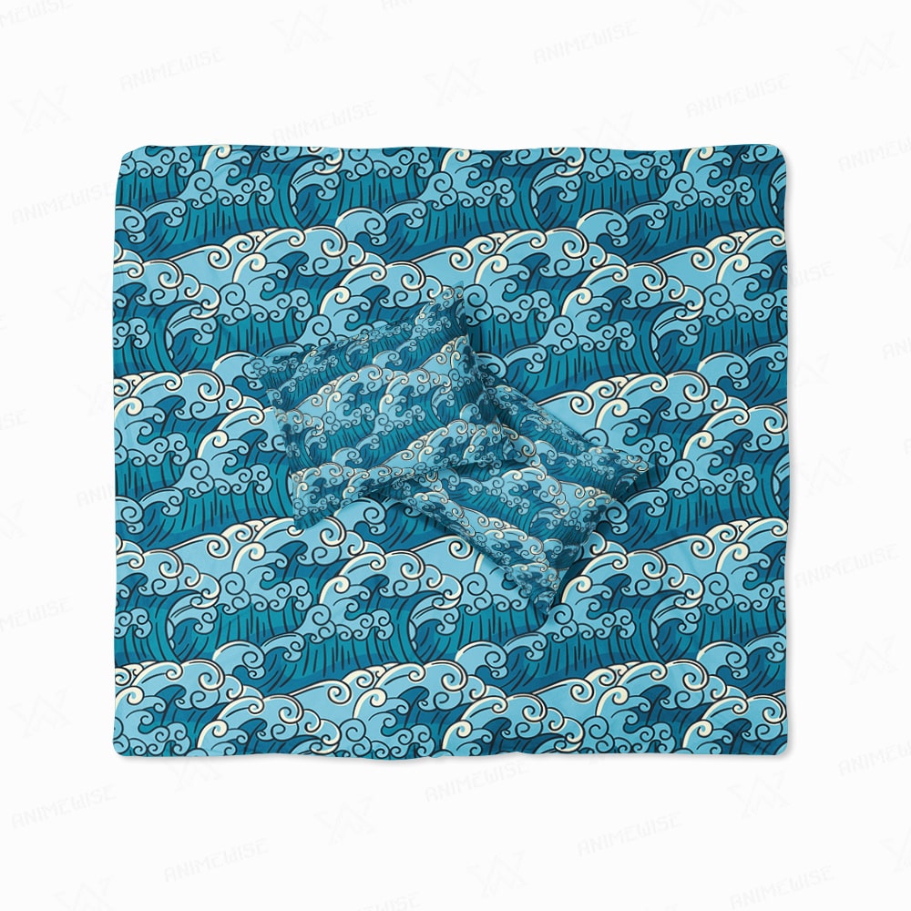 Waves of Kagawa Duvet Cover Bedding