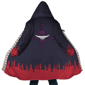 Whitebeard Ace Hooded Cloak Coat