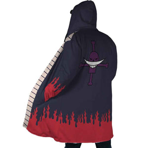 Whitebeard Ace Hooded Cloak Coat