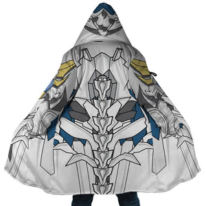 DxD White Dragon Emperors Armor Mecha Hooded Cloak Coat