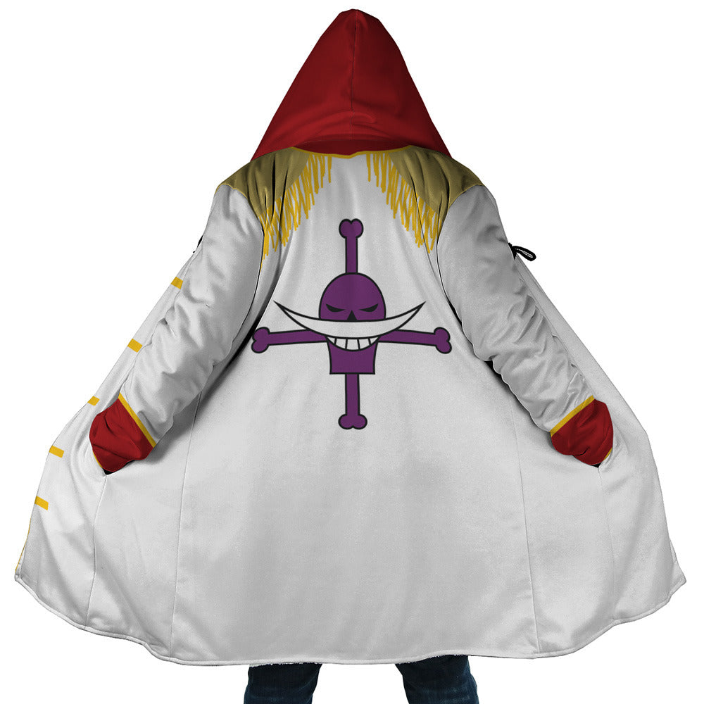 Whitebeard Hooded Cloak Coat