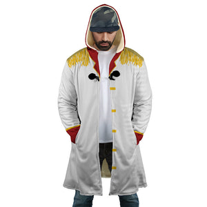 Whitebeard Hooded Cloak Coat