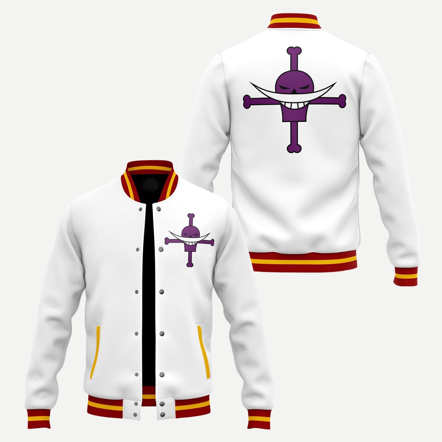 Whitebeared OP Varsity Jacket