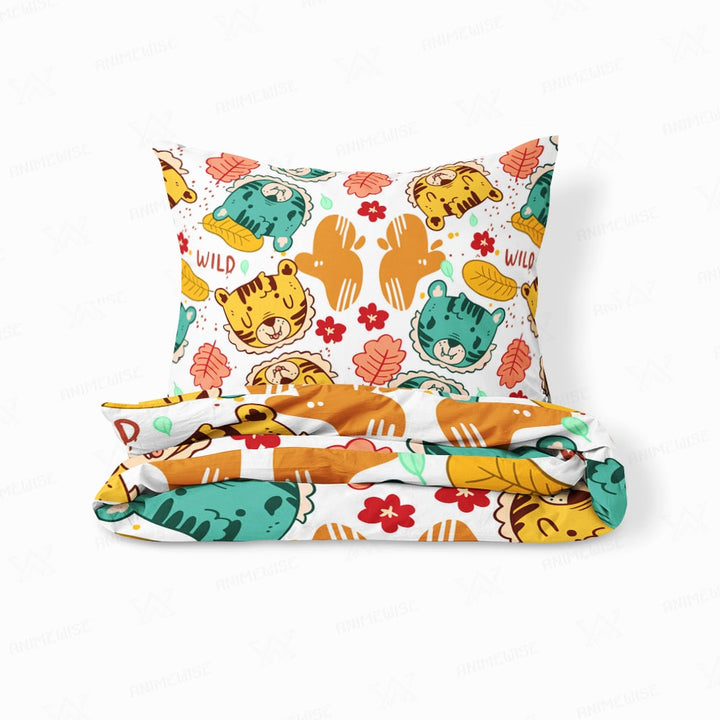 Wild Cute Kittens Pattern Comforter Set Bedding
