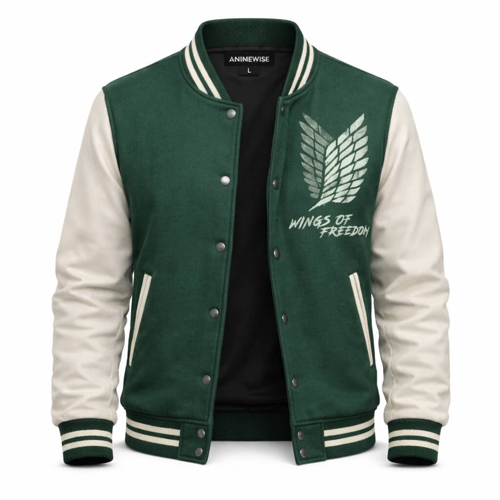Wings of Freedom Varsity Baseball Jacket