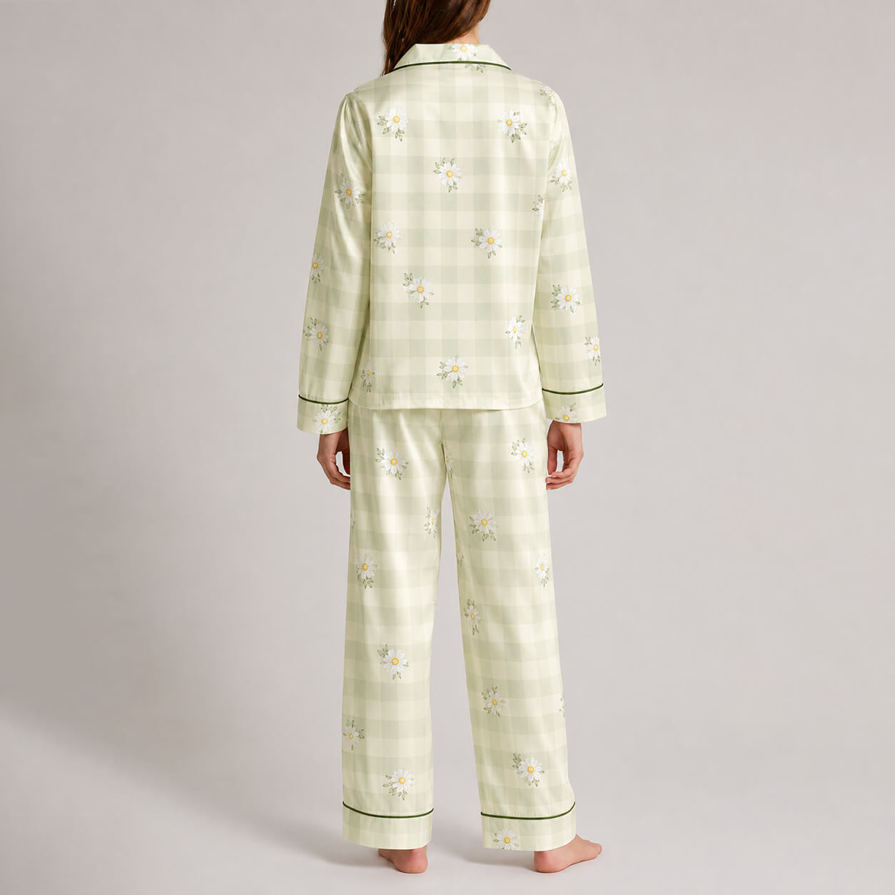 Women's Daisy Meadow Satin Pajama Set