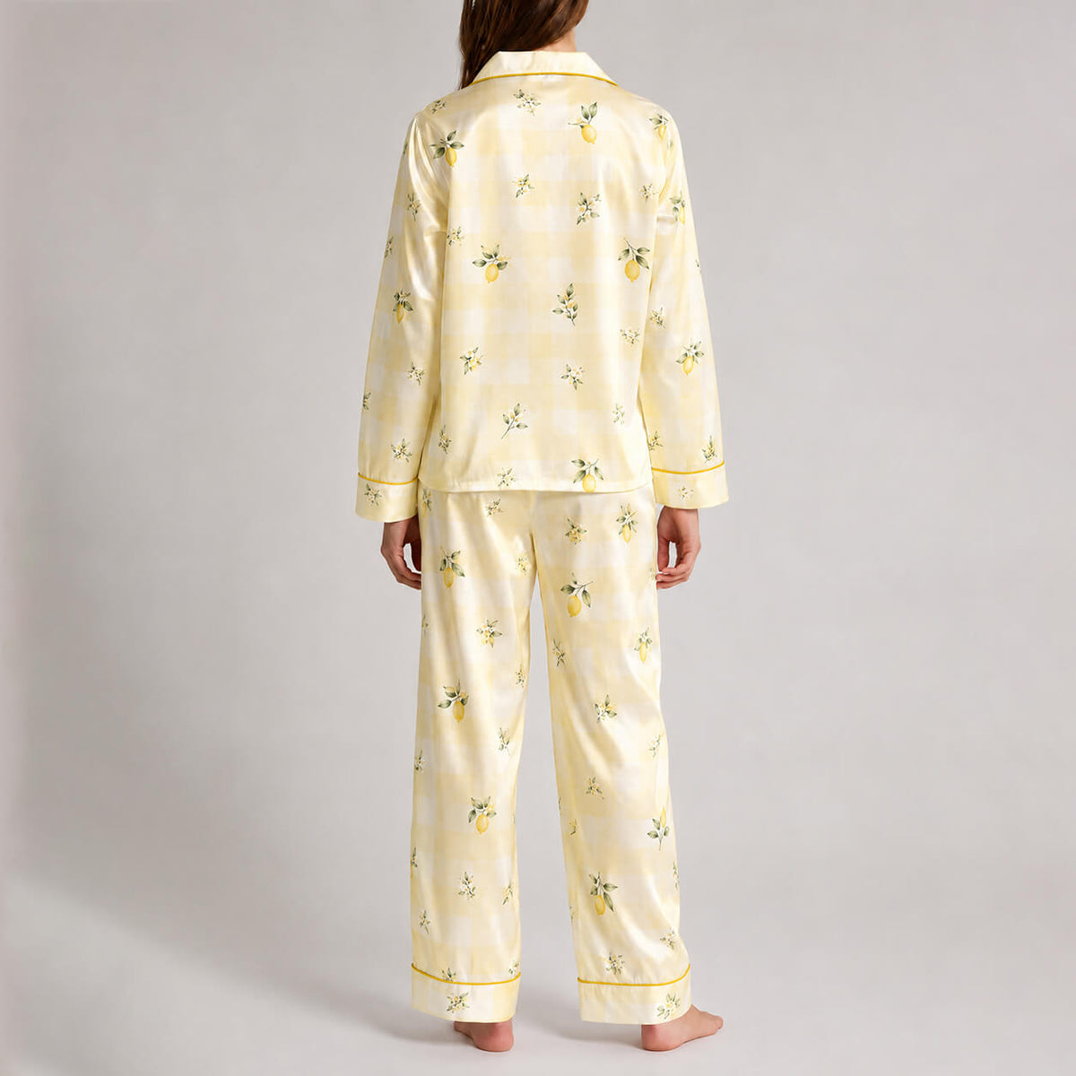 Women's Lemon Grove Satin Pajama Set