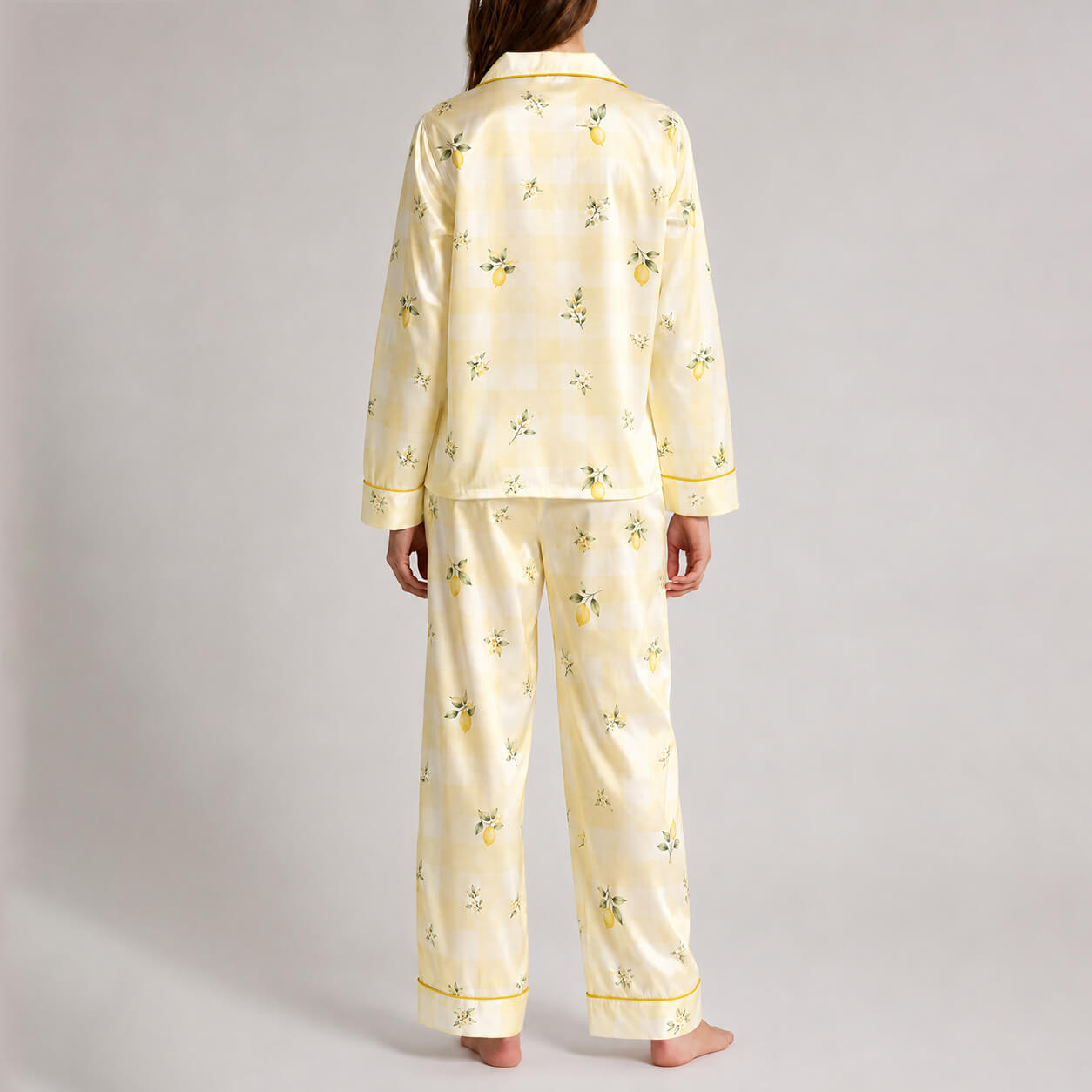 Women's Lemon Grove Satin Pajama Set