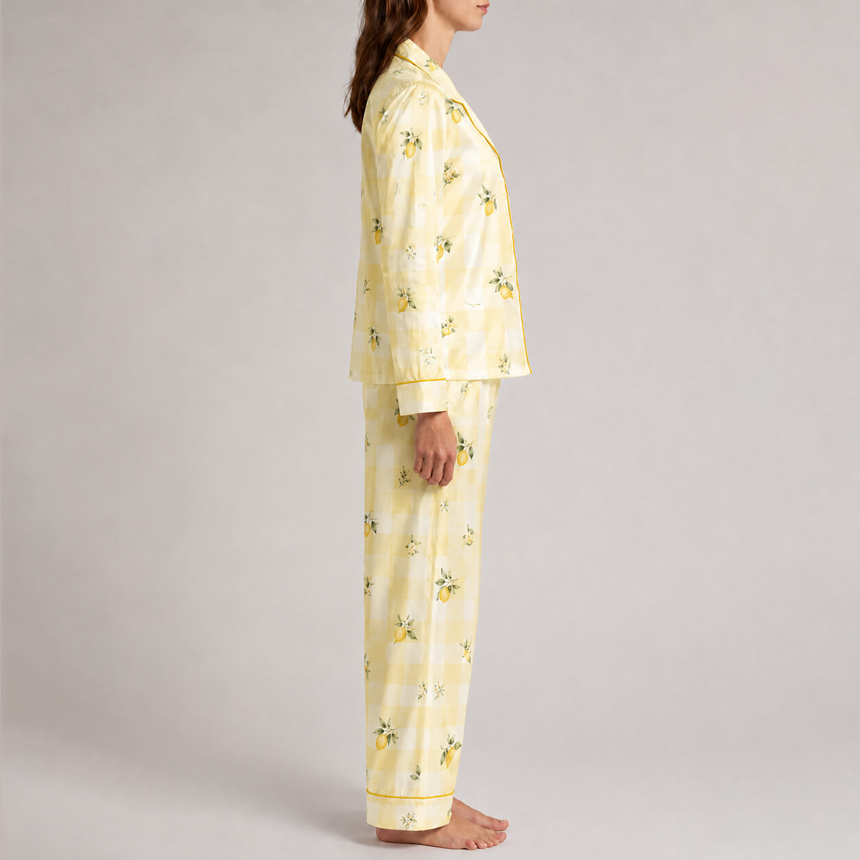 Women's Lemon Grove Satin Pajama Set
