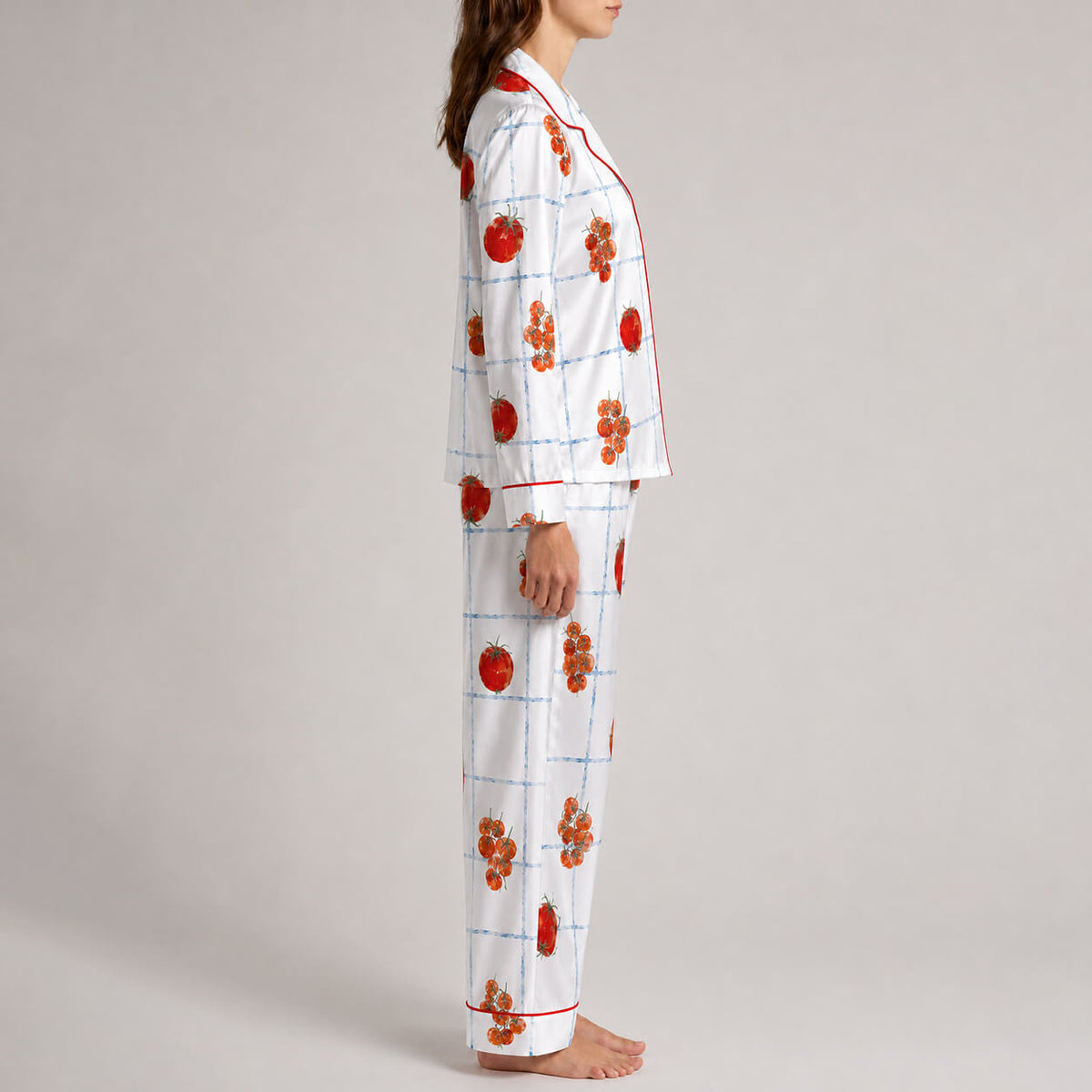 Women's Sweet Orchard Satin Pajama Set