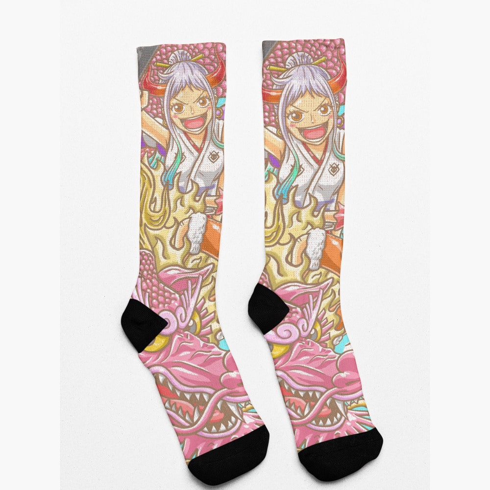 Yamato Luffy Wano OP Socks
