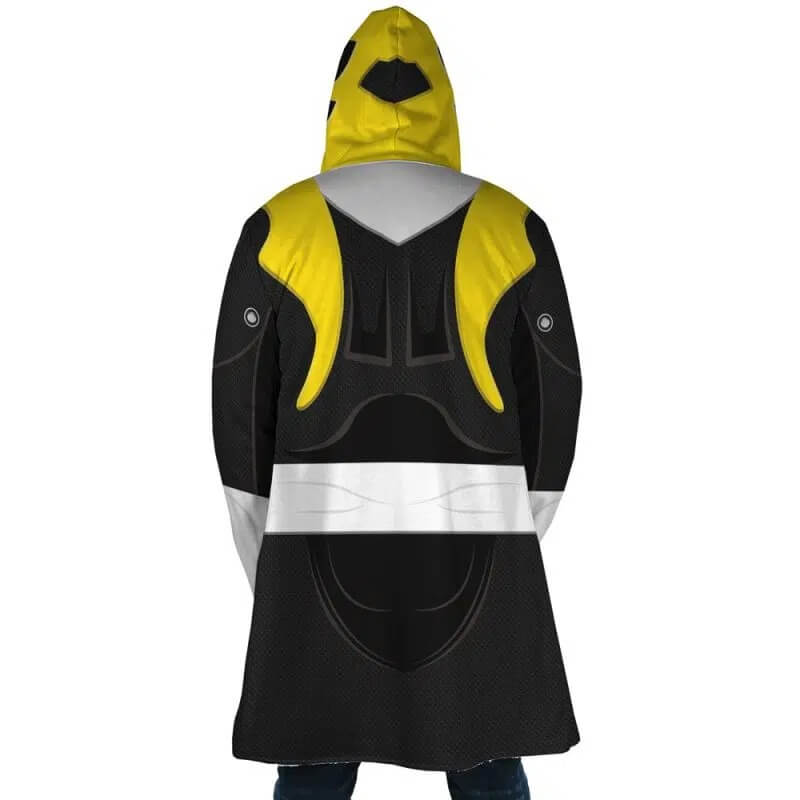 Yellow Psycho Ranger Hooded Dream Cloak Coat