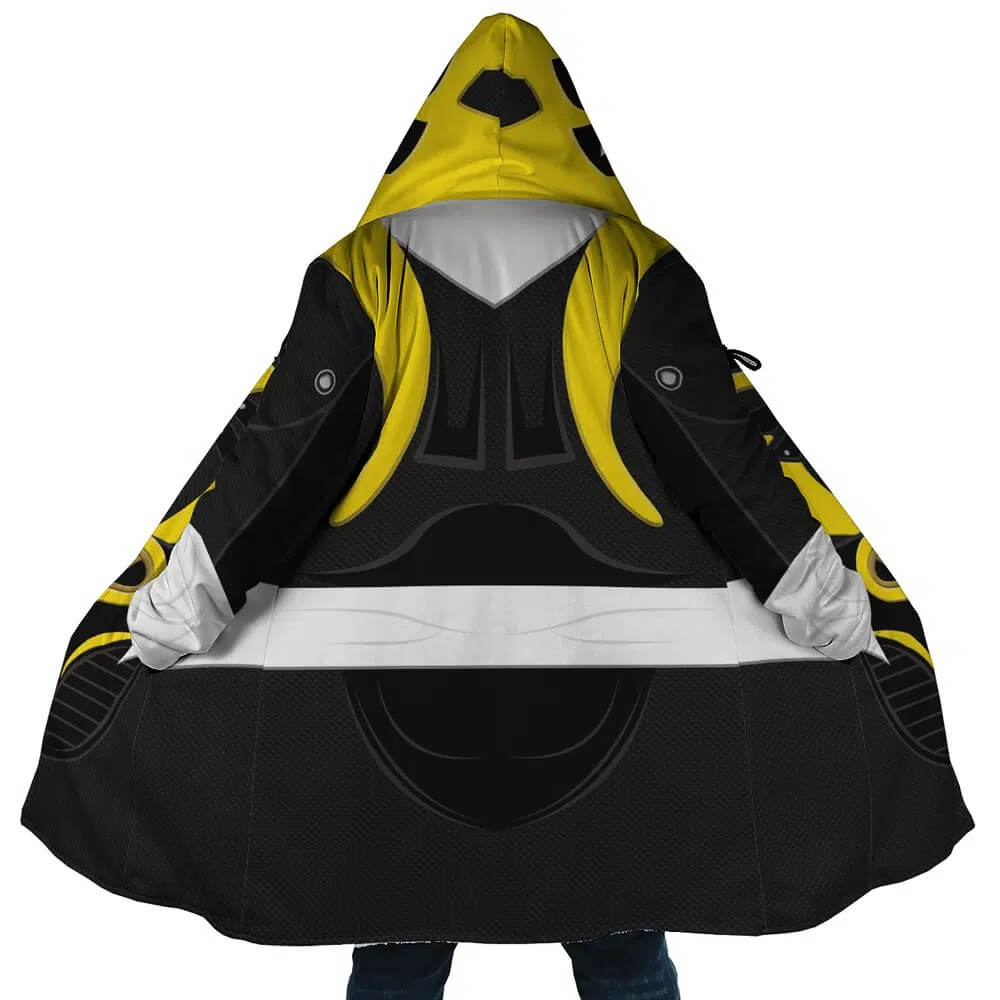 Yellow Psycho Ranger Hooded Dream Cloak Coat