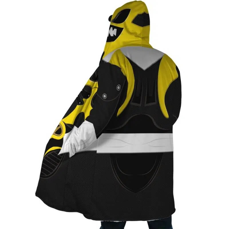 Yellow Psycho Ranger Hooded Dream Cloak Coat