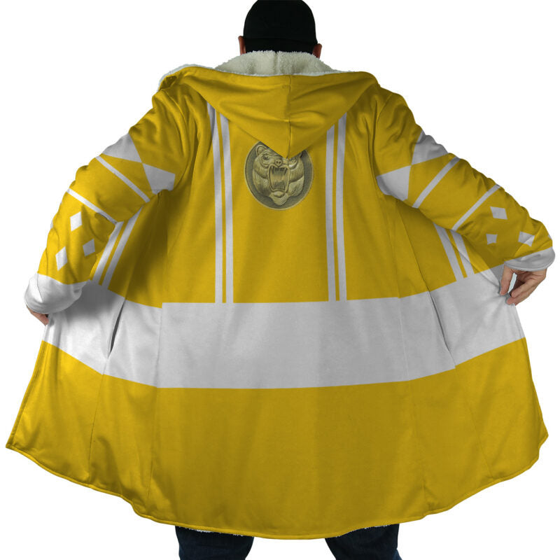 Yellow Ranger Hooded Dream Cloak Coat