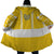 Yellow Ranger Hooded Cloak Coat