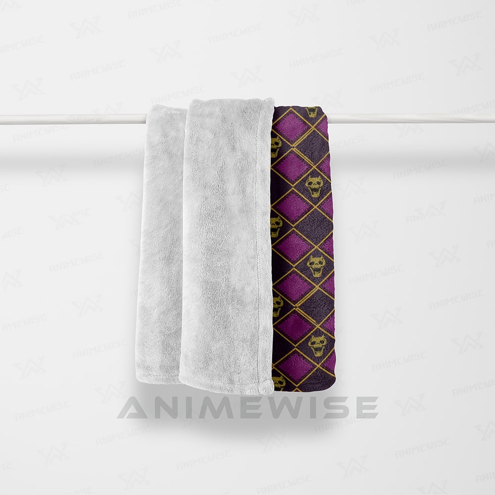 Kira JJBA Pattern JoJo Fleece Blanket