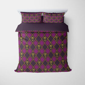 Killer Queen Diamond Pattern Comforter Set Bedding