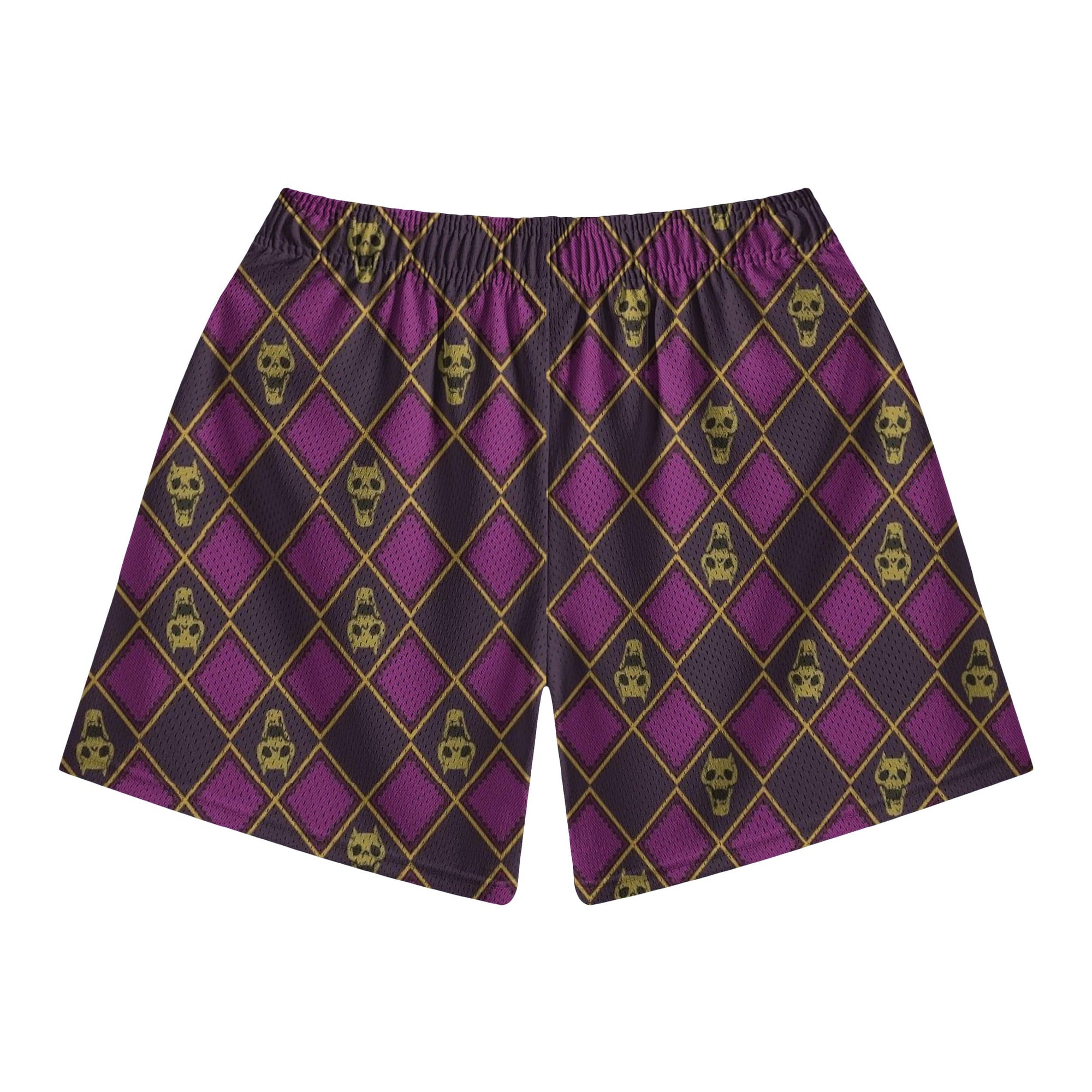 Killer Queen Diamond Pattern Mesh shorts