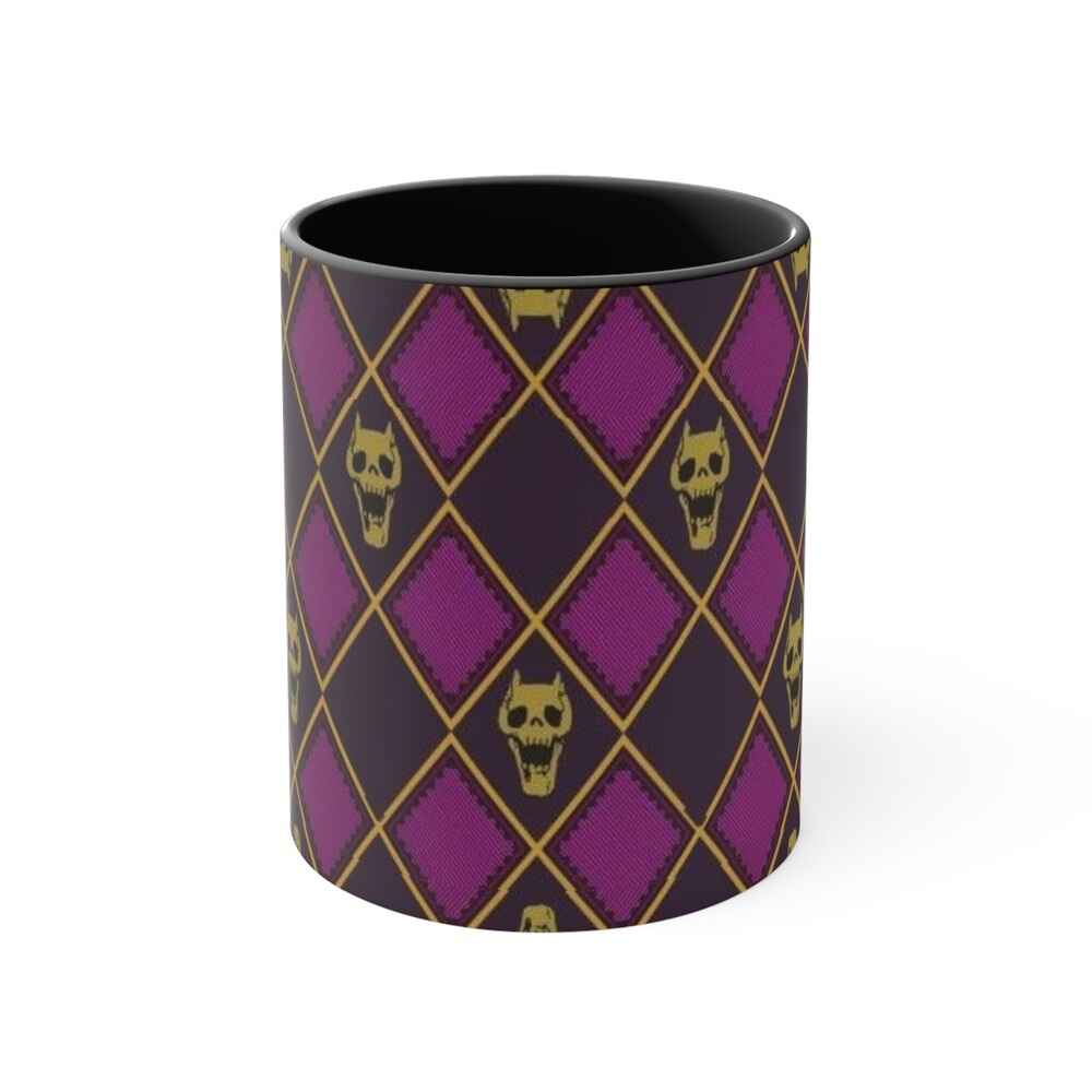 Kira JJBA Skull Accent Coffee Mug