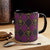 Killer Queen Diamond Pattern Accent Coffee Mug