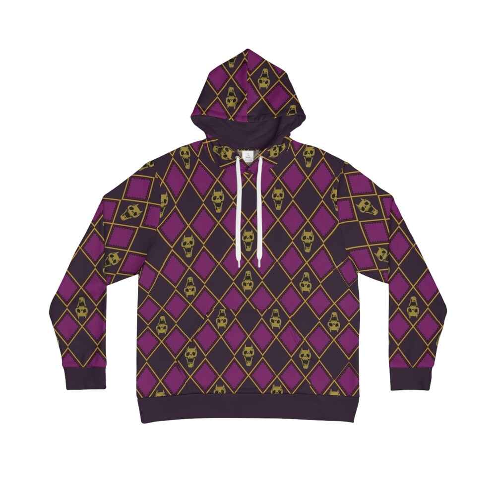 Kira JJBA Skeletons Emblem Pullover Hoodie