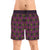 Killer Queen Diamond Pattern Skull Swim Shorts