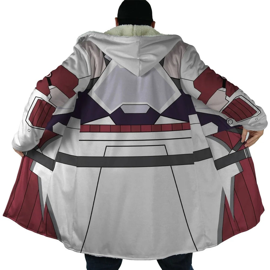 Yuki SAO Fleece Hooded Cloak Coat