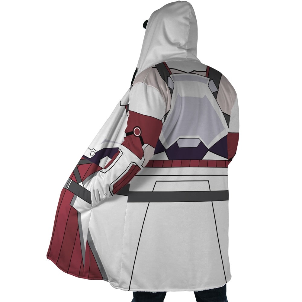 Yuki SAO Fleece Hooded Cloak Coat