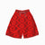 Red Three Eyes Basketball Shorts