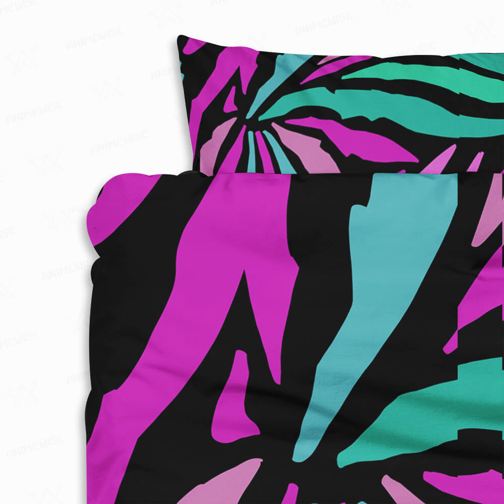 Zebra Colorfused Abstract Pattern Duvet Cover Bedding