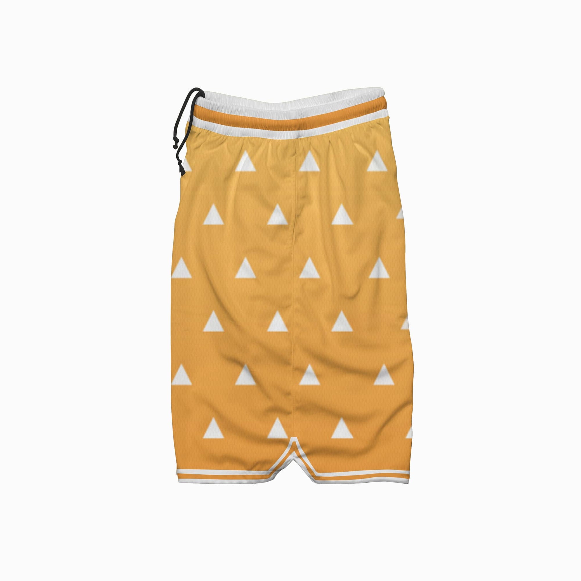 Zenitsu Thunder Breath Pattern Demon Slayer Basketball Shorts