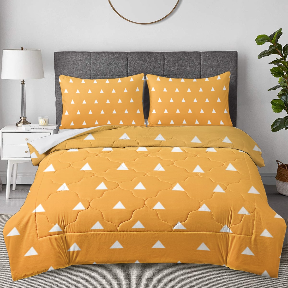 Thunder Breath Pattern Comforter Set Bedding
