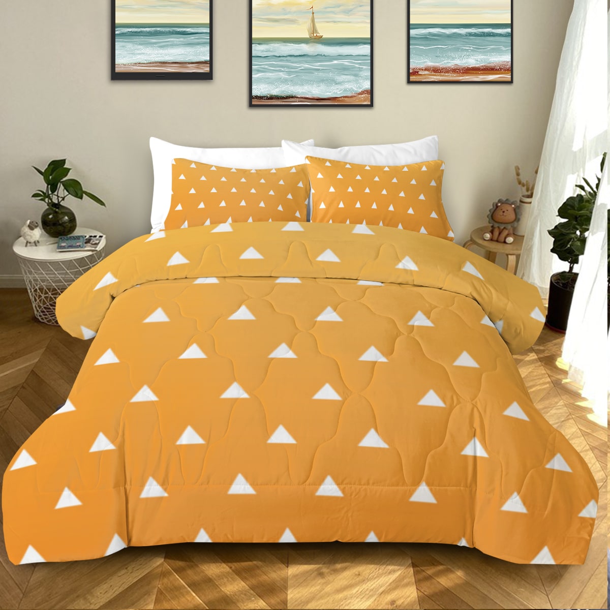 Thunder Breath Pattern Comforter Set Bedding