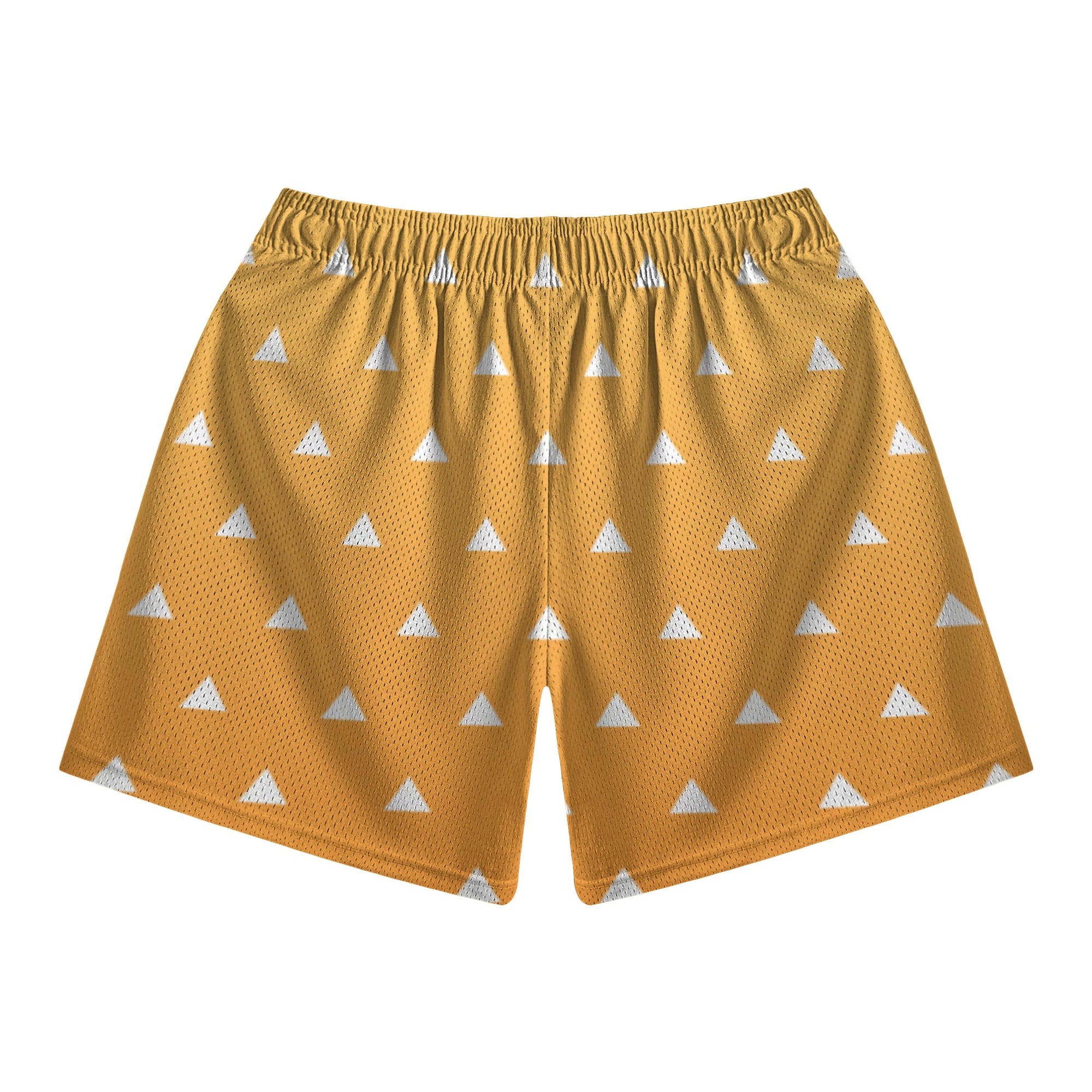 Thunder Breath Demon Slaying Corps Pattern Mesh Shorts