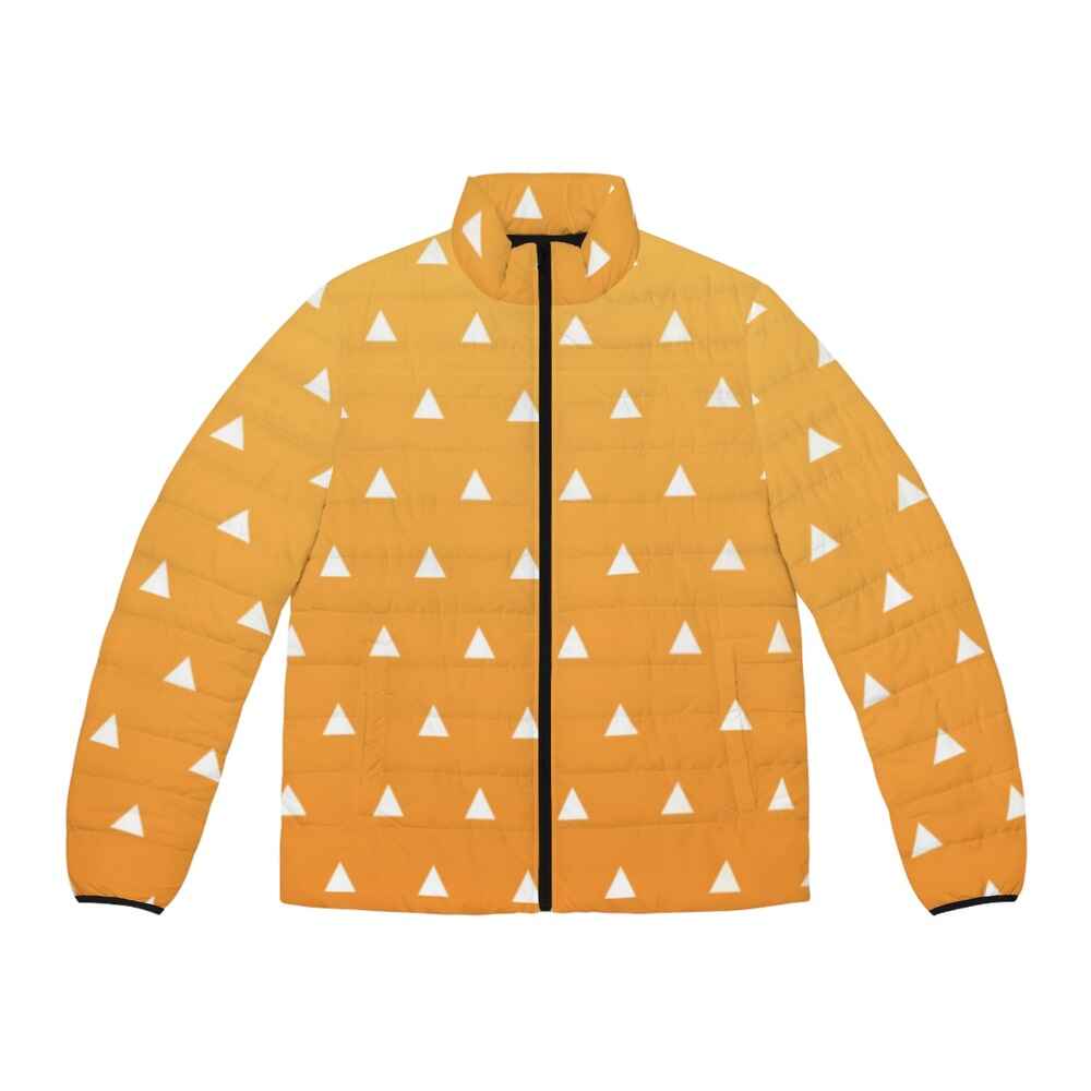 Thunder Breath Pattern Puffer Jacket