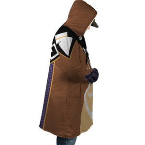 Zhongli Genshin Impact Hooded Cloak Coat