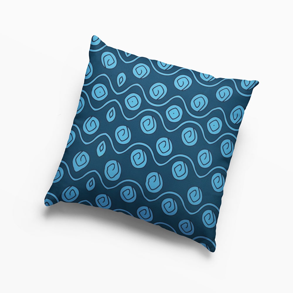 Zoro Arlong Park OP Pattern Throw Pillow