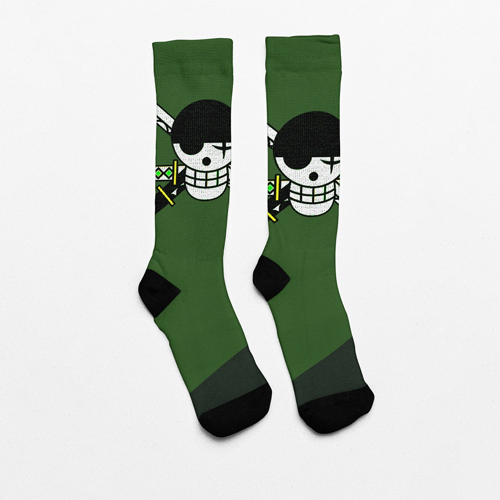 Zoro Jolly Roger Socks