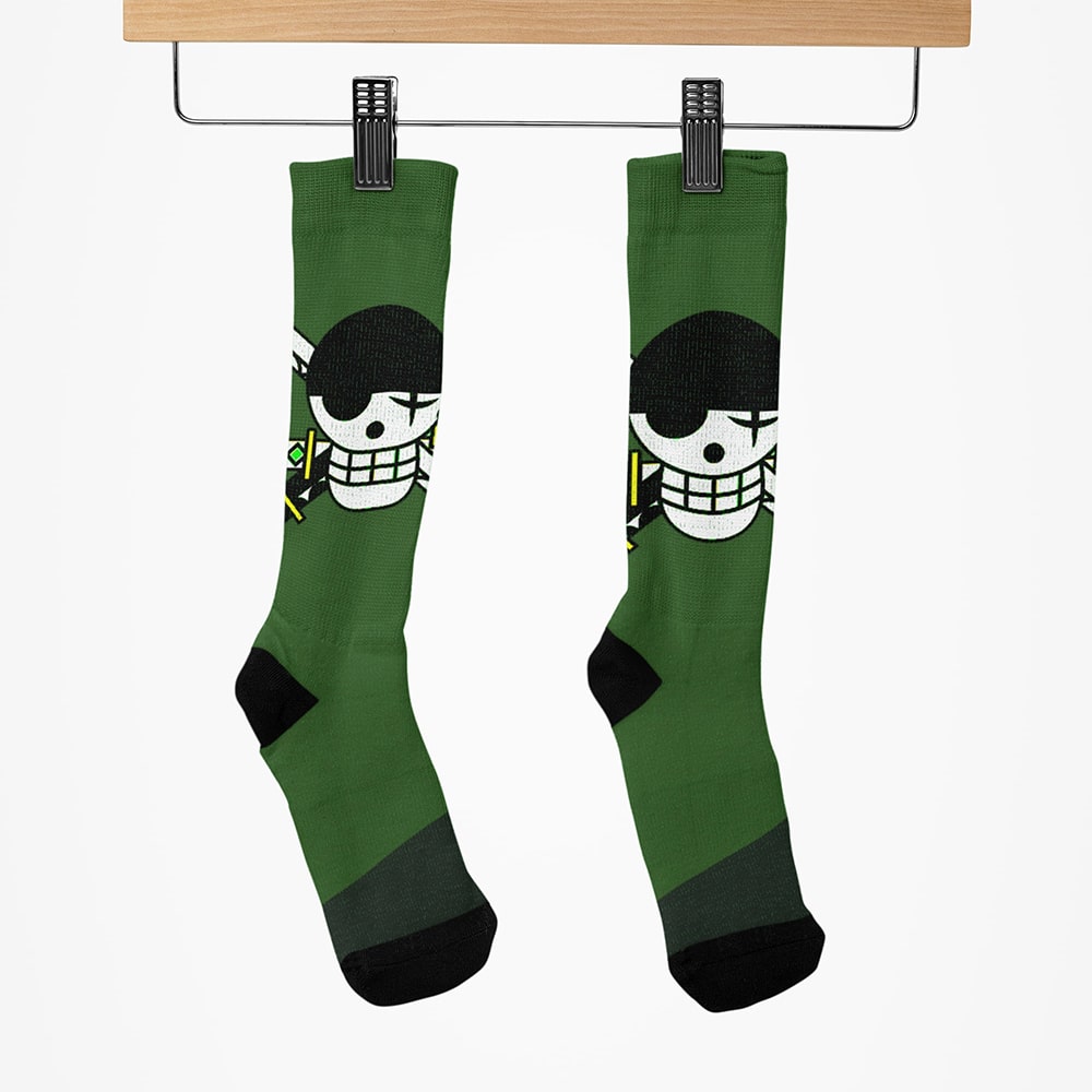 Zoro Jolly Roger Socks