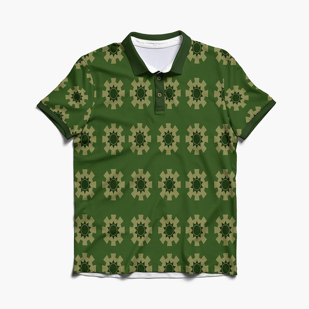 Zoro Kimono OP Pattern Polo Shirt