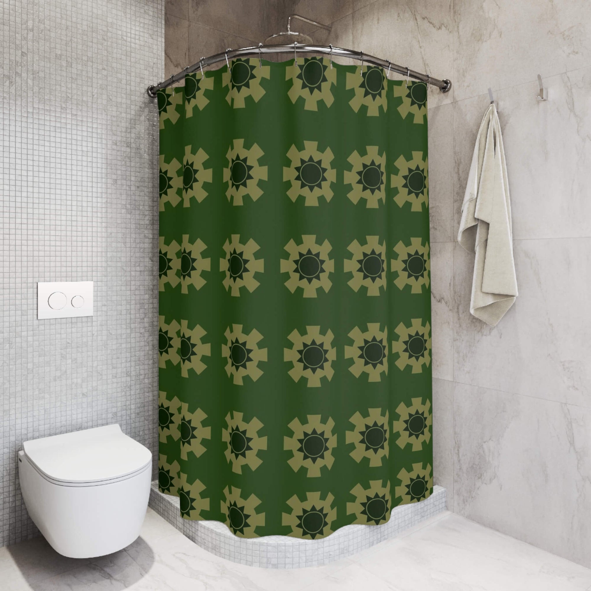 Zoro Kimono OP Pattern Shower Curtains