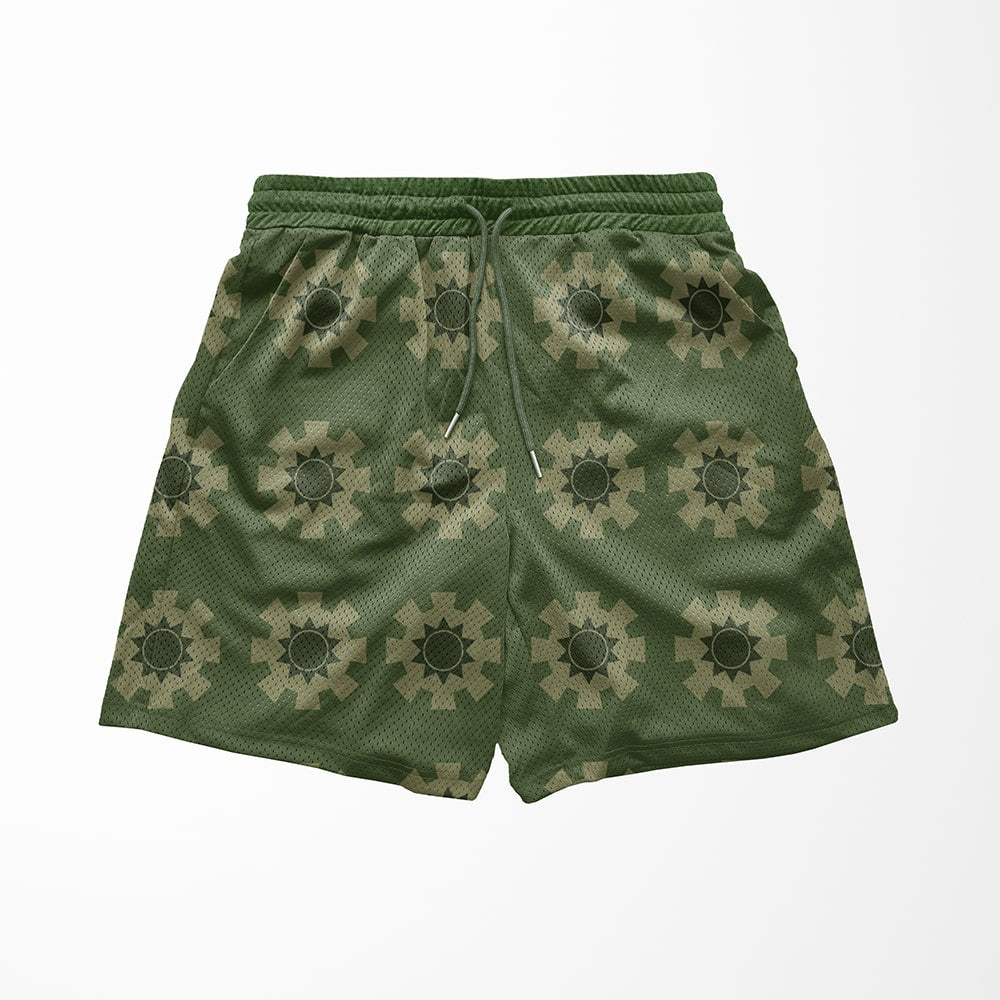 Zoro Kimono OP Pattern Mesh shorts