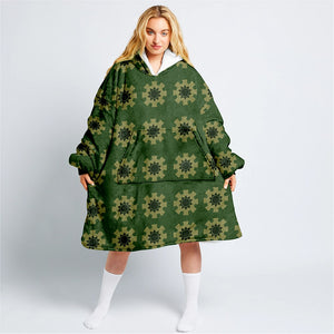 Zoro Kimono OP Pattern Oodie Blanket Hoodie