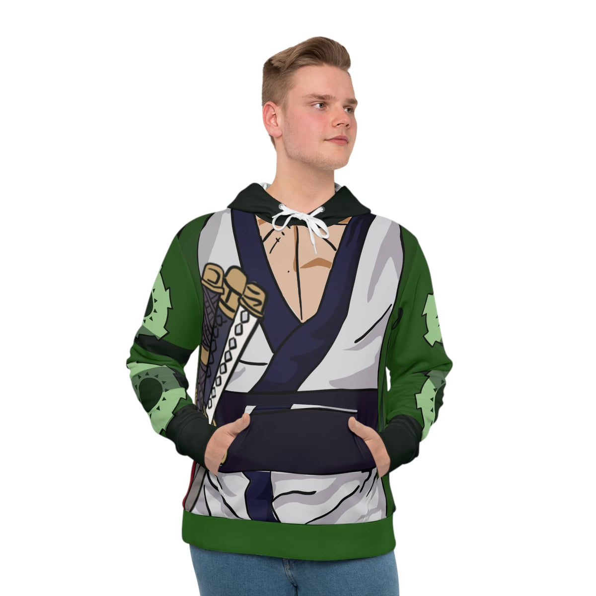 Zoro Wano OP Pullover Hoodie