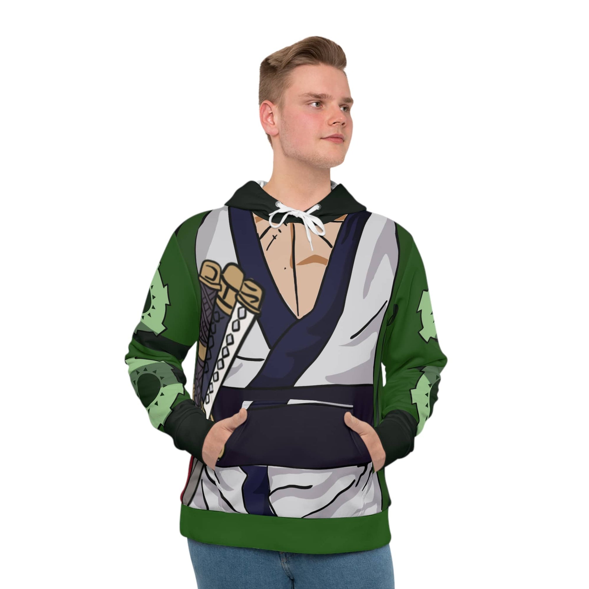 Zoro Wano Cosplay Pullover Hoodie