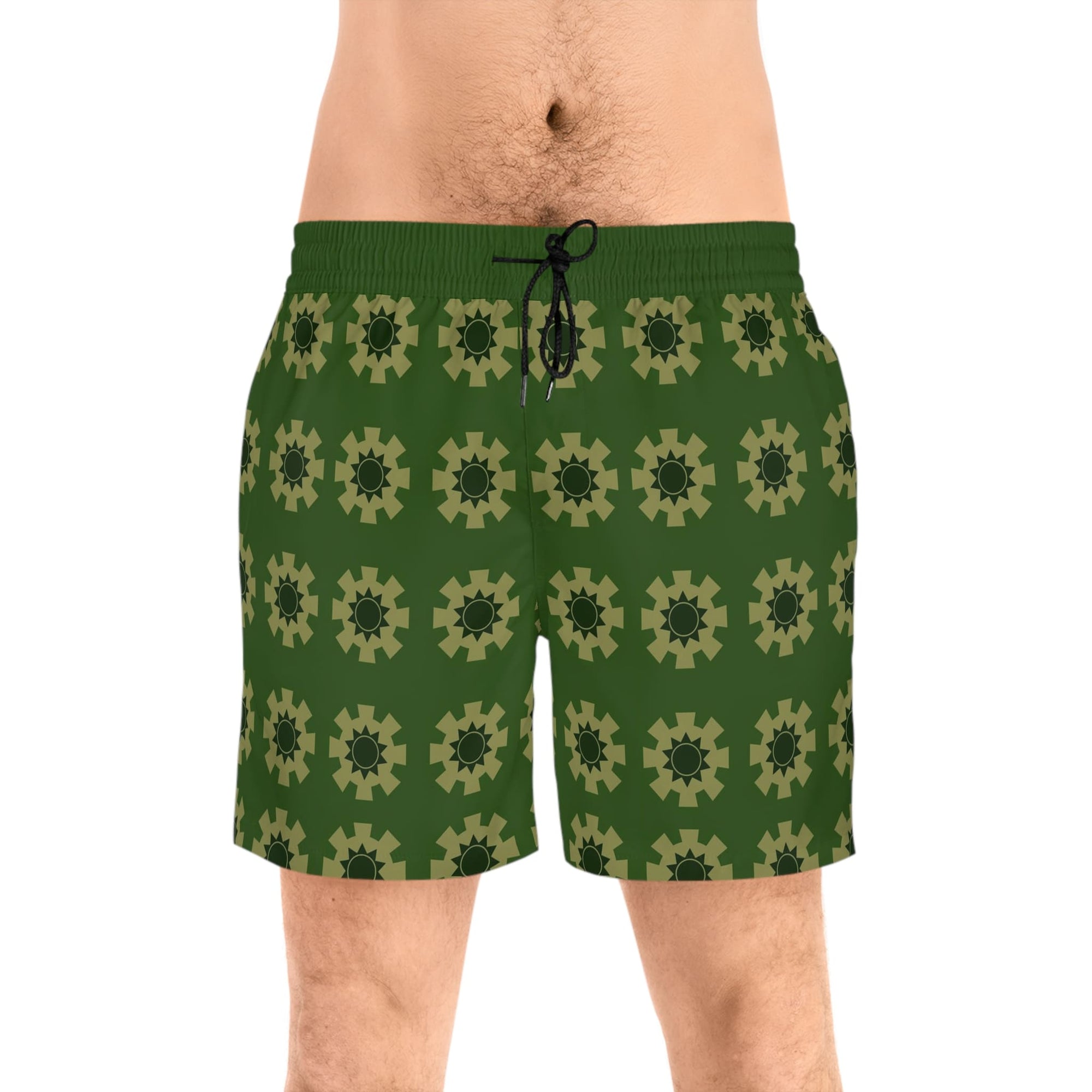 Zoro Wano Country Kimono Pattern Swim Shorts